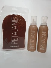 Medium Tanning Mousse 7oz - Sunless Self-Tanner for a Natural, Pakc of 2