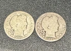 Lot Of Two Rare 1897-S Barber Halves AG No Reserve!