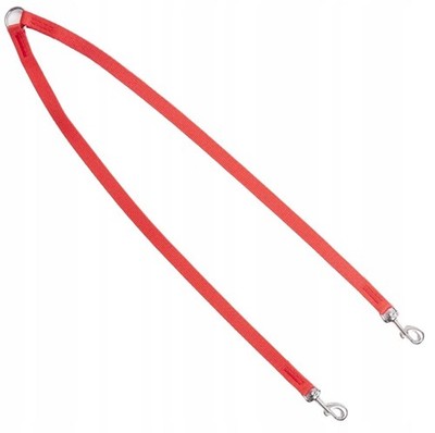 Leash Splitter for 2 Dogs, 2cm x 70cm, Red, Dog Leash Accessory