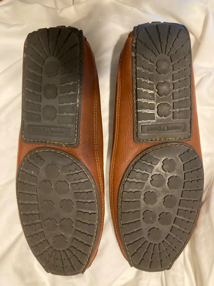 Minnetonka Men's Moosehide Leather Moccasin Size 11 EUC - Image 2 of 4