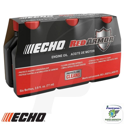 #ad #ad Echo 6550001 Red Armor 2 Cycle Engine Oil 6 Pack 2.6 oz 50:1 $26.95