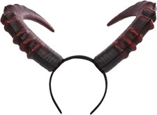 Demon Horns Headband Gothic Devil Krampus Horns Cosplay for Halloween