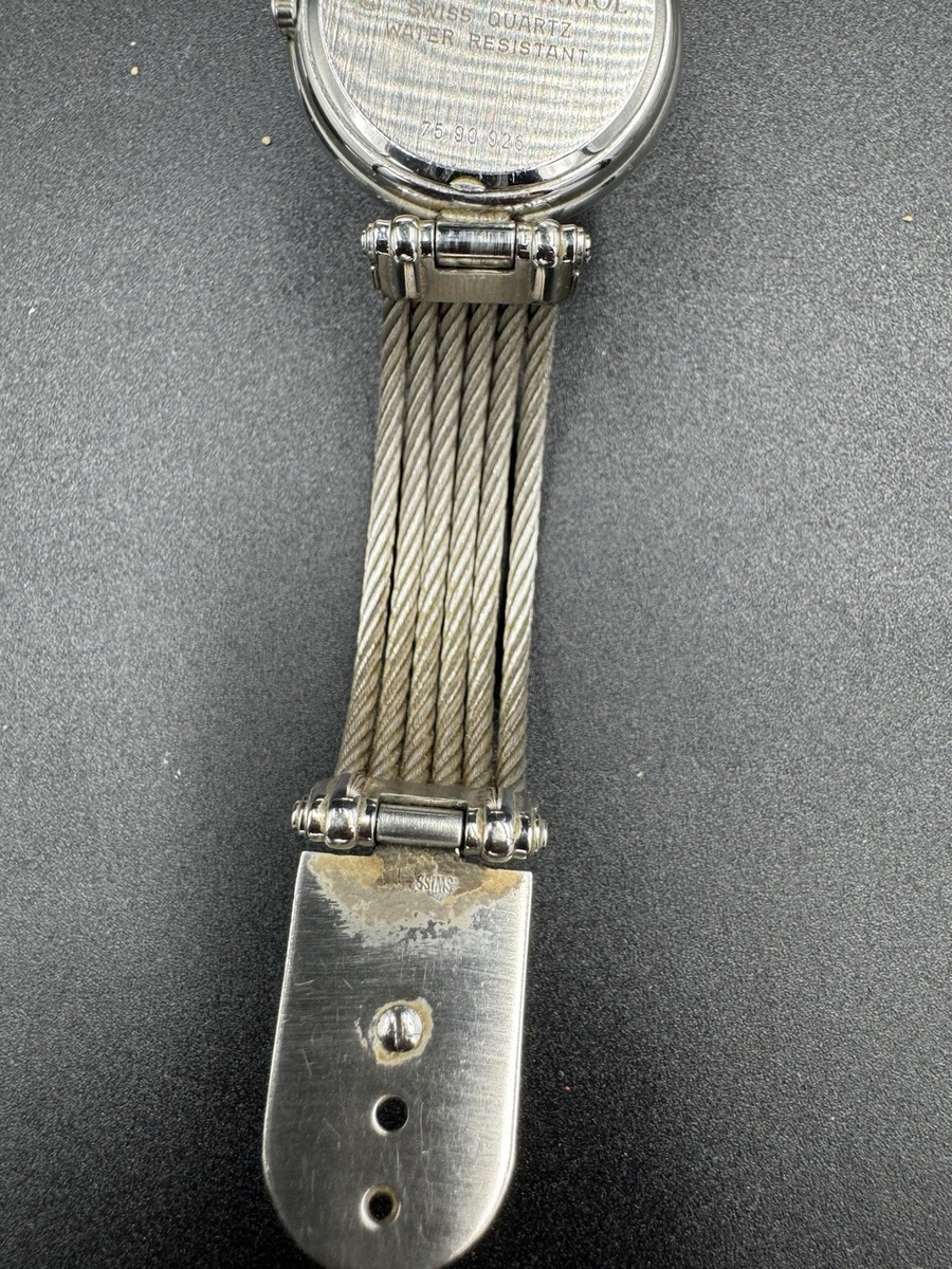 Philippe Charriol Watch Men's Wire Celtic Swiss Made Silver & Gold