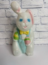 Vintage Empire Blow Mold Easter Bunny Rabbit Made In USA Read Before Fast Ship