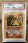 1999 RARE POKEMON BASE SET UNLIMITED CHARIZARD HOLO #4 PSA 7 NEAR MINT ENGLISH!!