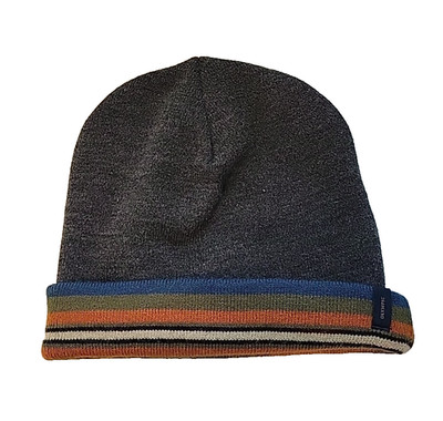Pendleton National Park Charcoal Olympic Knit Beanie Hat OS Stretch USA Made