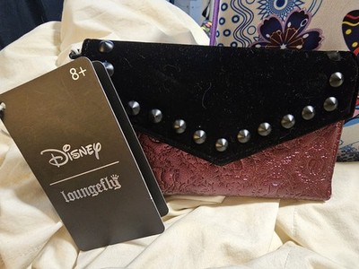 Disney Loungefly Villains Debossed Thorned Happily Never After Icon Wallet