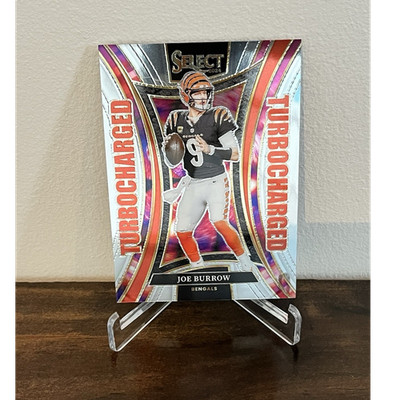 2024 Panini Select Joe Burrow Turbocharged Insert #7 Cincinnati Bengals NFL