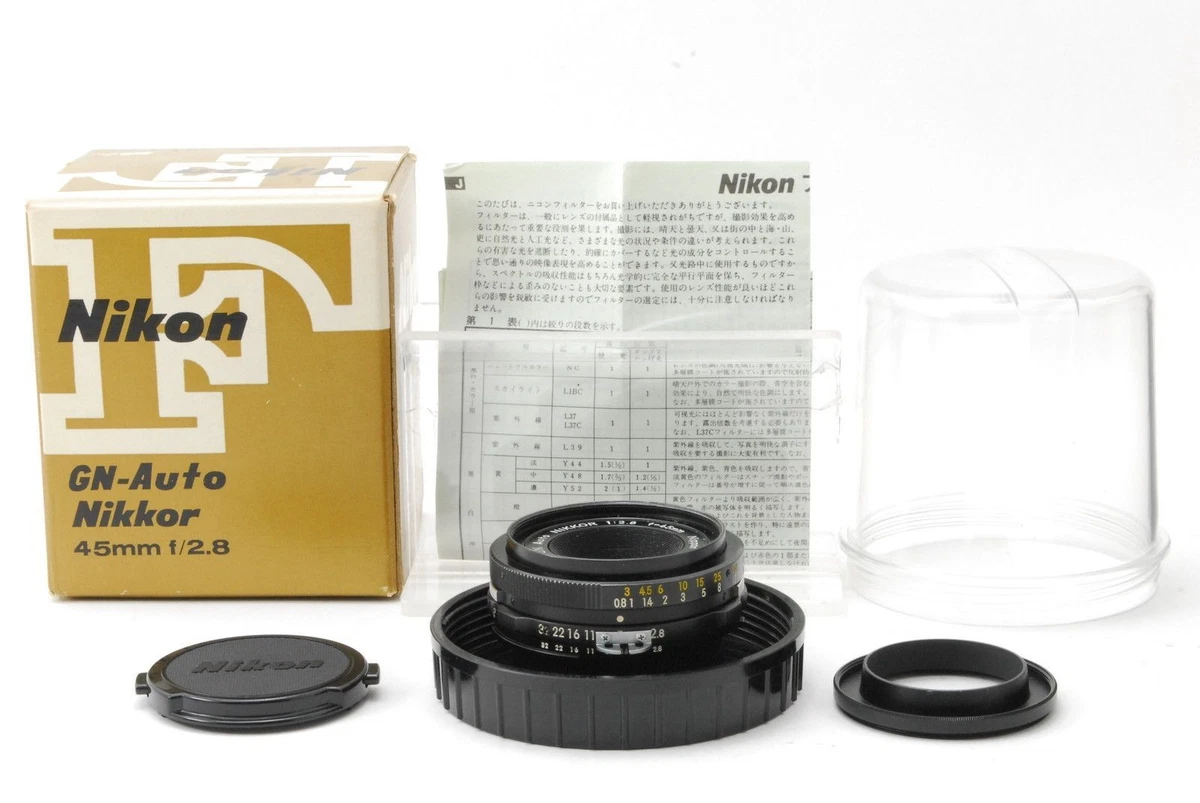 Nikon NIKKOR f/2.8 Camera Lenses 45mm Focal for sale | eBay