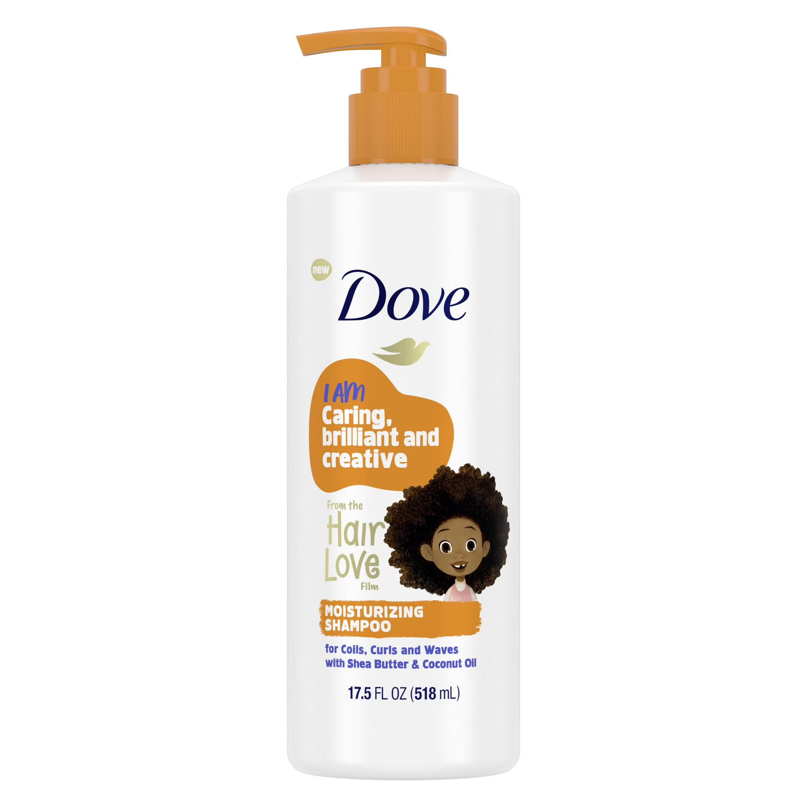 Hair Love Moisturizing Kids Daily Shampoo with Shea Butter and Coconut Oil, 17.5