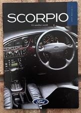 FORD SCORPIO SALES BROCHURE AND PRICE LIST (96/97)