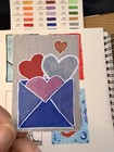 ACEO Original SERIES Heart Envelope Acrylic Marker Unique, Original, Set Of 2/10 — photo 2