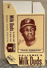 1971 MILK DUDS BOX #17 FRANK ROBINSON Ex/Mt