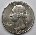 *SILVER* 1946  Washington Quarter -《Great Way To Buy Silver!!》