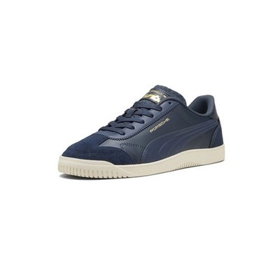 PUMA Porsche Legacy X Club 5V5 Lux Lace Up  Mens Blue Sneakers Casual Shoes SZ 9