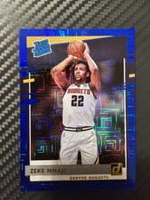 Zeke Nnaji 2020-21 Panini Donruss Rookie Blue Choice Mojo Rated Rookie #/49 RC