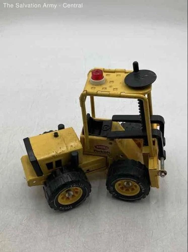 Tonka Yellow Pressed Steel Portable Forklift Construction Vehicle Model