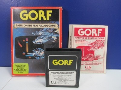 Vintage ATARI 2600 GORF VIDEO COMPUTERSPIEL ORIGINALVERPACKT