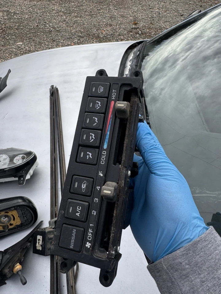 1989-93 Nissan 240sx Climate Control Unit OEM Used Original Condition - Image 3 of 3