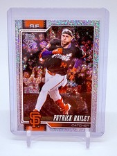 2026 Topps Series 1 Baseball Celebration Patrick Bailey #7 Confetti Foil Giants