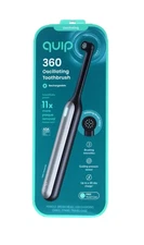 Quip 360 Oscillating Rechargeable Toothbrush - Black/Silver