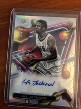 Topps Cosmic Chrome 2023-24 GG Jackson Auto Rookie Serial #CCAV-GJ /75 Grizzlies