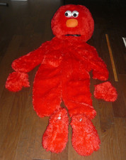 Elmo mascot costume adult Complete Big Head Full Body Fur Large  Hands And Feet