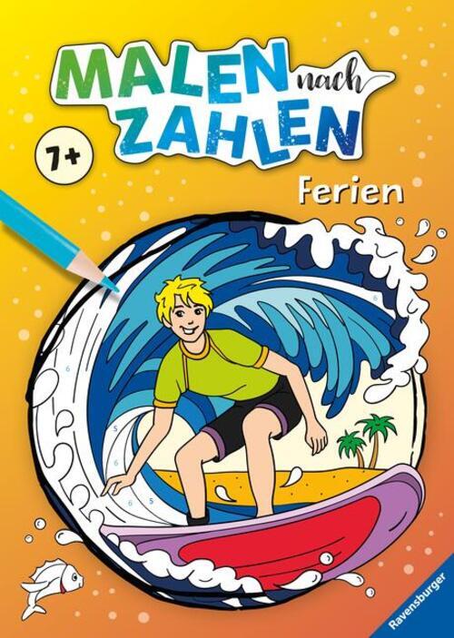Thumbnail - Ravensburger Malen Nach Zahlen Ab 7 Jahren Ferien - 48 Motive -