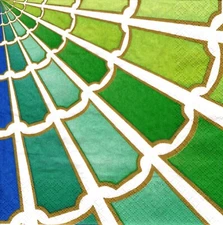 (2) Two Paper Lunch Napkins for Decoupage/Mixed Media - Color Wheel (all colors)