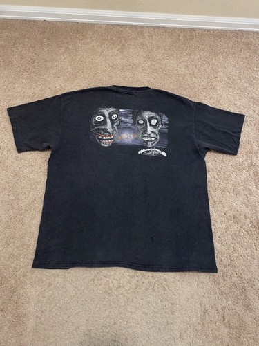 T-shirt vintage 1995 Primus Tales From The Punch Bowl Band Tour taglia XL anni 90 rock - Foto 2 di 8