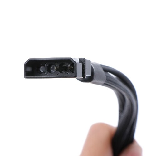 1 to 4 ways PWM Fan Cable 4 pin Molex to 3Pin 4Pin CPU Fan Splitter Black Sleeve - Afbeelding 6 van 9