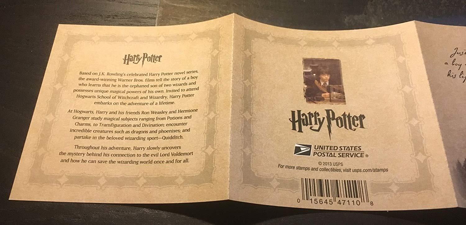 HARRY POTTER Forever Stamps New Sealed 2013 United States Postal