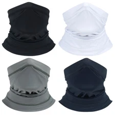 Cooling Neck Gaiter Bandana Face Mask for Men Neck Gaiter Summer Half Face Scarf