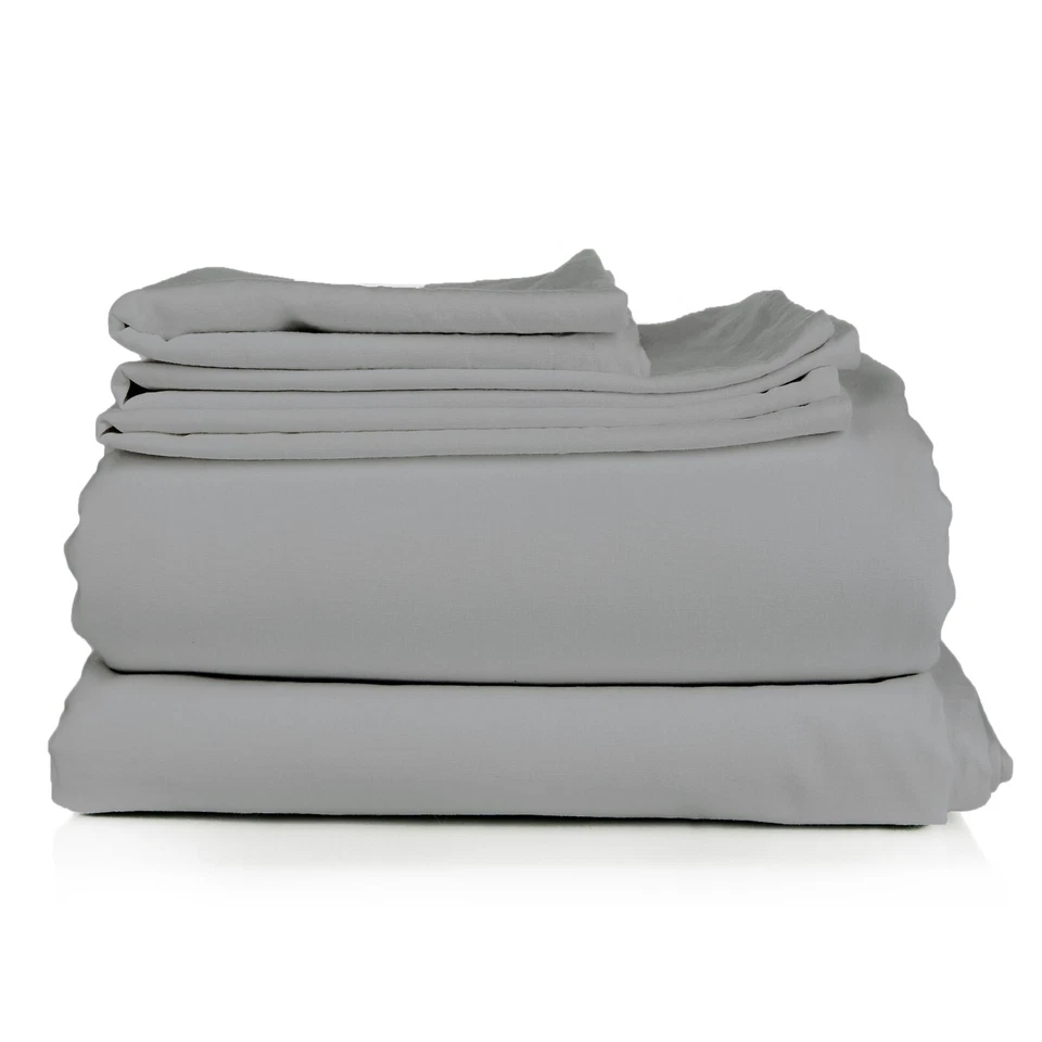 HIGH THREAD COUNT 1800 EGYPTIAN COTTON & BAMBOO COOLING SOFT SHEET DEEP POCKETS - Image 2 of 4