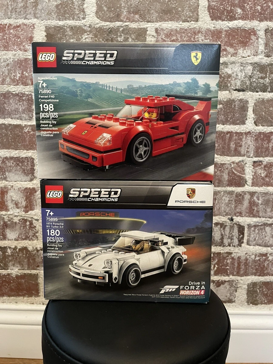  LEGO 75895 Speed Champions Porsche 911 Turbo 3.0 Toy Car, Forza  Horizon 4 Expansion Pack Model