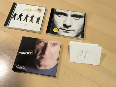 Phil Collins + Genesis - Testify, Face Value, The way we walk (3 Alben) -