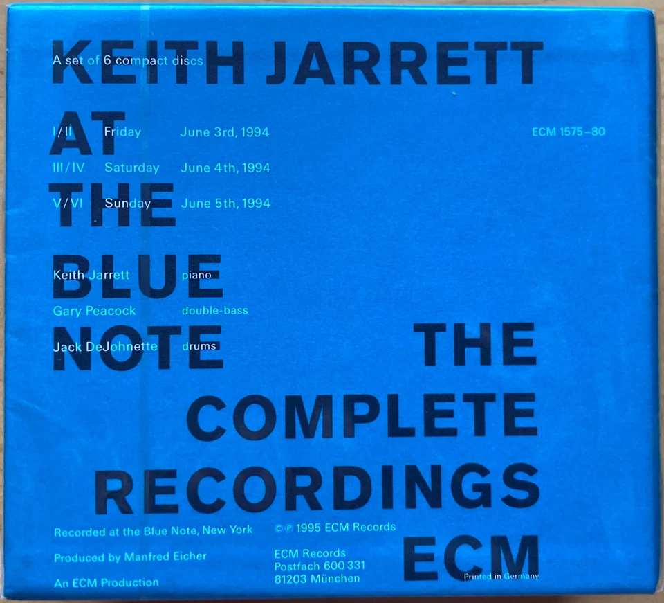 Keith Jarrett At The Blue Note: THE COMPLETE RECORDINGS - 6CD Box Set - ECM 1995 - Bild 4 von 4