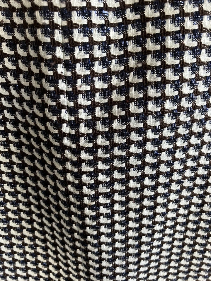 Falda Tallada Tweed Azul Metálico EU 42 US 8/10Totalmente Forrada En Excelente Estado Foto 2 de 4