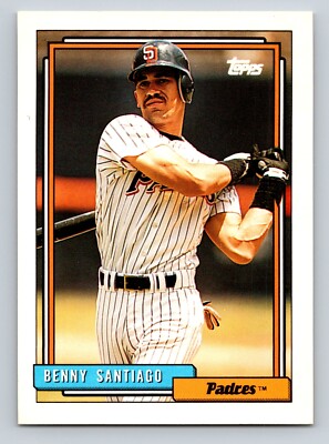 Benny Santiago 1992 Topps #185 San Diego Padres