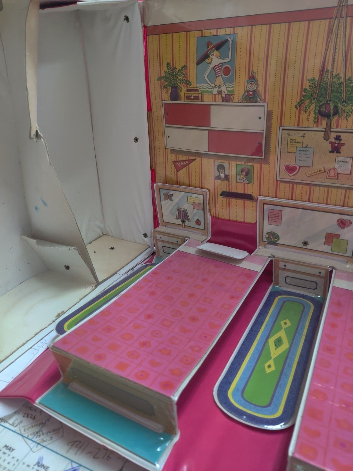 Vintage 1985 Fashion Doll Bedroom Case Barbie & Friends eBay