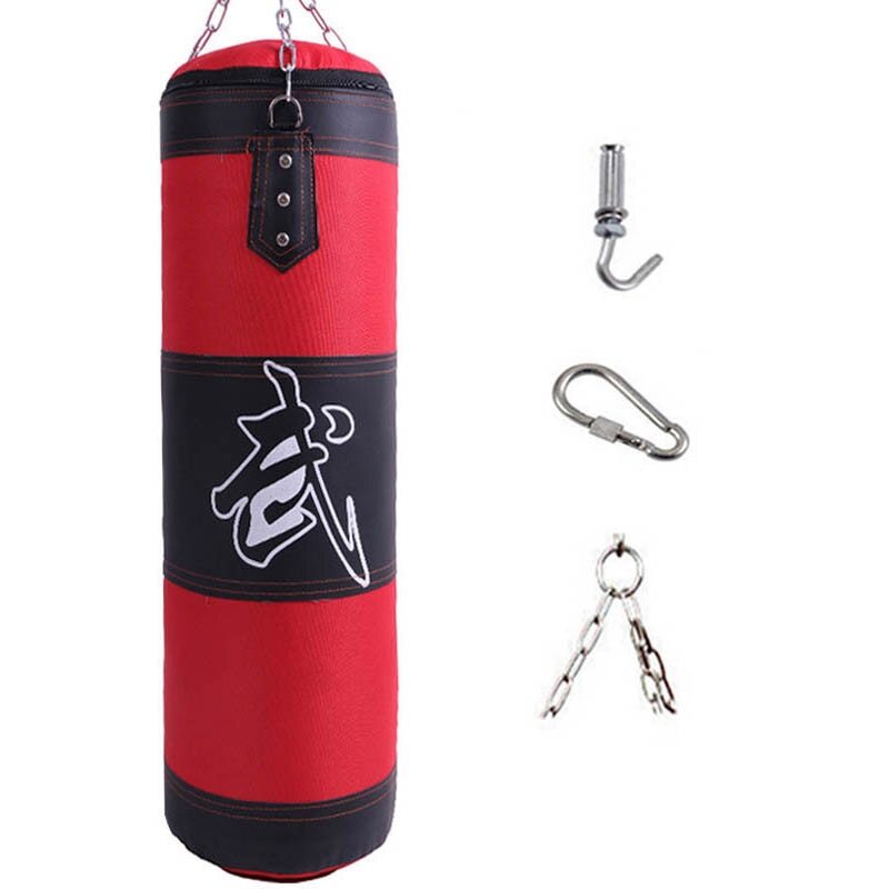 Punch Sandbag Durable Boxing Heavy Punch Bag With Metal Chain Hook
