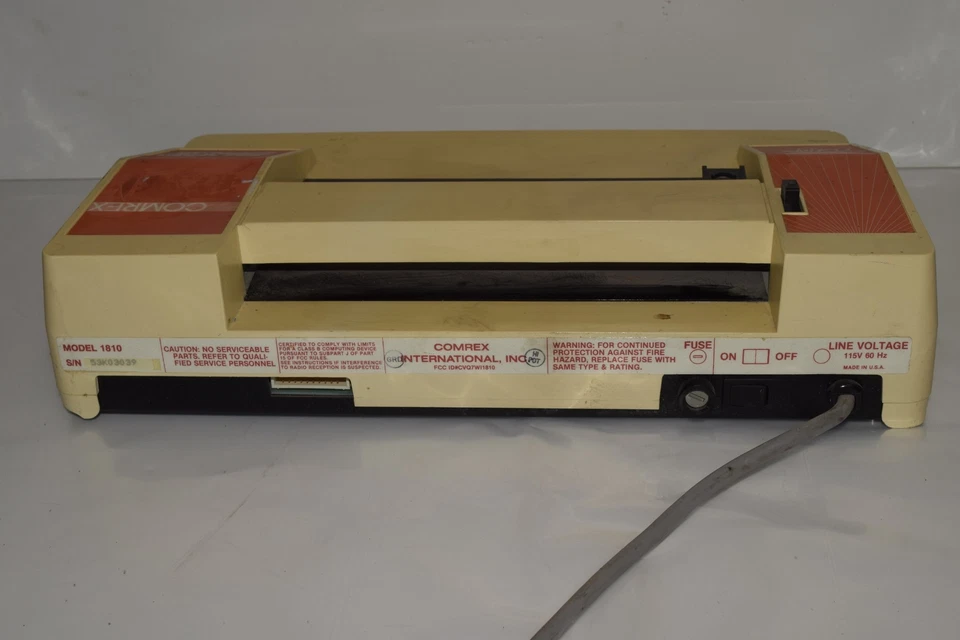 COMREX Comscriber I 1810 Vintage Drucker (XHE21) - Bild 4 von 4