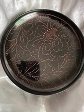 Japanese Echizen Lacquerware Small Plate Set 