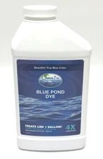 Custom Pro BLUE POND & LAKE DYE Super Concentrated 32 oz/1 qt - water colorant