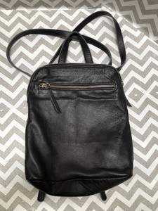 brandy melville leather backpack