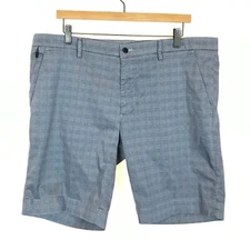 Mason’s Milano Travel Shorts NWT Mens Size 40 Tech Stretch Plaid $375 NEW