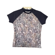 Athleta Girl Mock Neck Short Sleeve Rashguard Sz XL 14 NWT