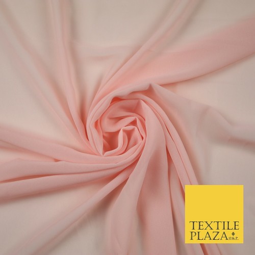 11 MIX COLOURS Premium Plain Dyed Chiffon Fine Soft Georgette Sheer Dress Fabric - Picture 9 of 12
