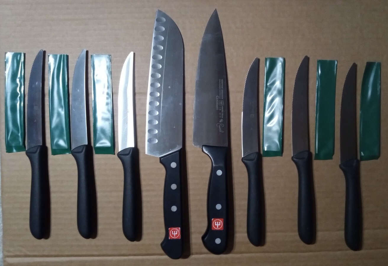 wusthof Knifes Lot Of 8x Open Box Knifes eBay