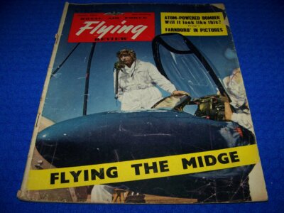 1954 FLYING REVIEW ''MARILYN MONROE PIN-UP CALENDER (OCT)''.FULL MAGAZINE (50Z)